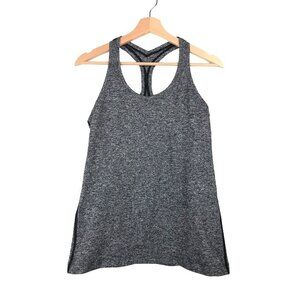 Lululemon Heathered Gray Racerback Workout Top Size Small